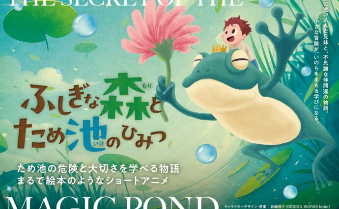 ため池転落防止啓発　ショート動画<br>「ふしぎな森とため池のひみつ」を公開しました